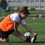 Tyszkiewicz poprowadził pokazowy trening piłkarek Stomilu