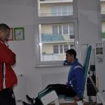 Piłkarze Stomilu Olsztyn trenują w siłowni