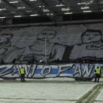 Kibicowskie zdjęcia z meczu Stomil Olsztyn - Cracovia