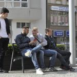 Piłkarze Stomilu Olsztyn w ratuszu