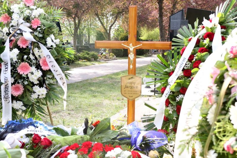 Alojzy Jarguz spoczął w Alei Zasłużonych cmentarza przy ul. Poprzecznej w Olsztynie, fot. Emil Marecki