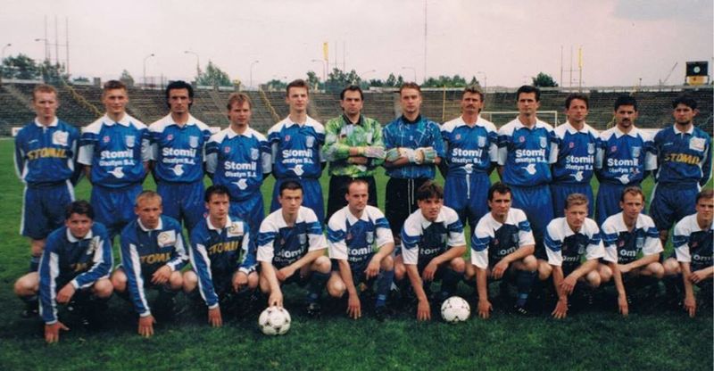 Stomil Olsztyn w sezonie 1993/1994, fot. Archiwum MOKS Stomil Olsztyn