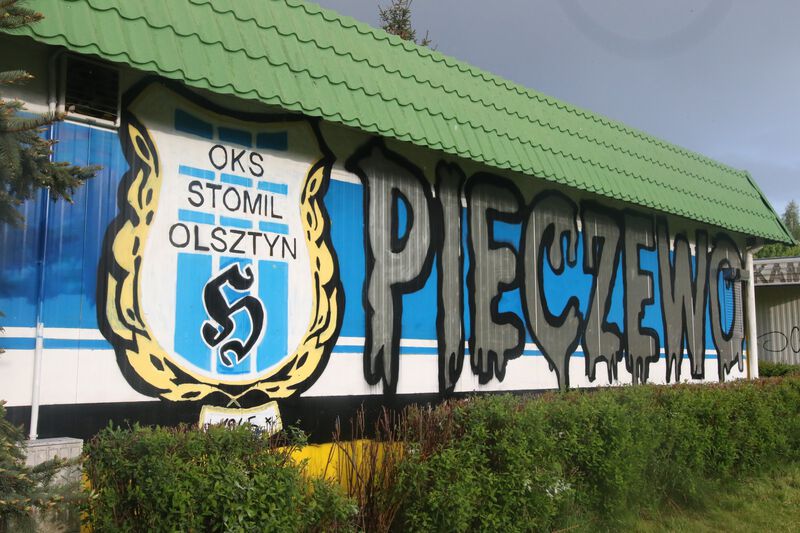 Graffiti Stomilu Olsztyn na osiedlu Pieczewo. Fot. Emil Marecki