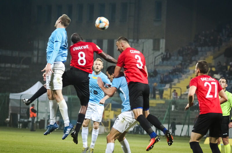 W rundzie jesiennej Stomil Olsztyn zremisował 0:0 z Puszczą Niepołomice. Fot. Emil Marecki