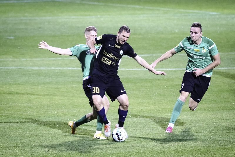Stomil Olsztyn zremisował 0:0 z GKS-em Bełchatów. Fot. Łukasz Kozłowski