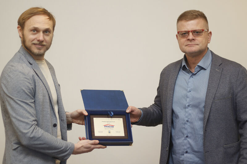 Dachland został sponsorem Stomilu Olsztyn. Fot. Paweł Piekutowski / stomilolsztyn.com