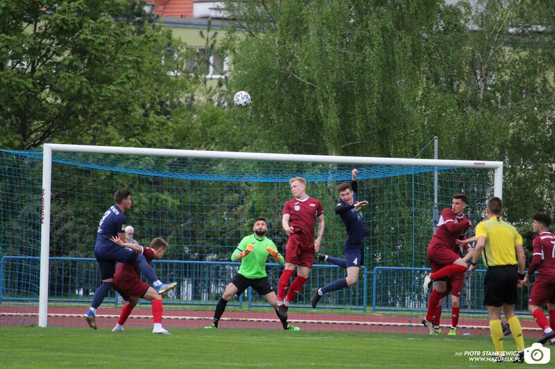 Mazur Ełk wygrał 3:0 ze Stomilem II Olsztyn. Fot. Piotr Stankiewicz