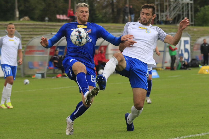 W ostatnim meczu Stomil Olsztyn przegrał 0:2 z Odrą Opole. Fot. Paweł Piekutowski