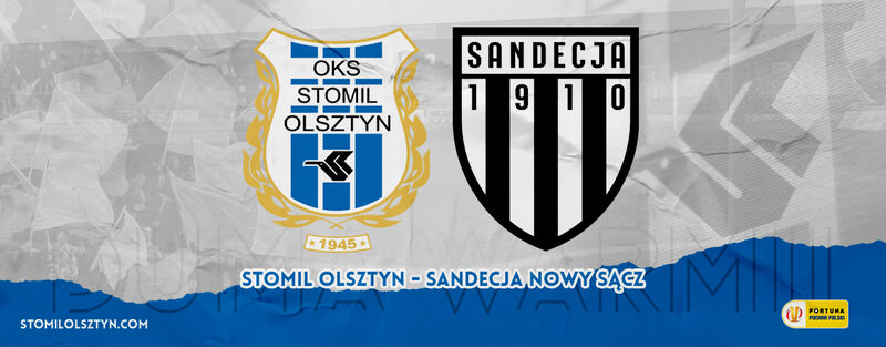 Grafika promująca mecz. Fot. stomilolsztyn.com