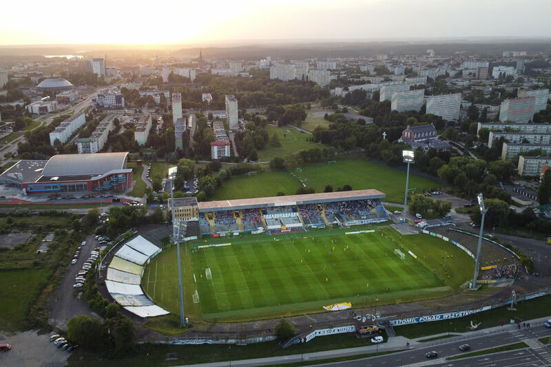Stadion Stomilu Olsztyn. Fot. Paweł Piekutowski