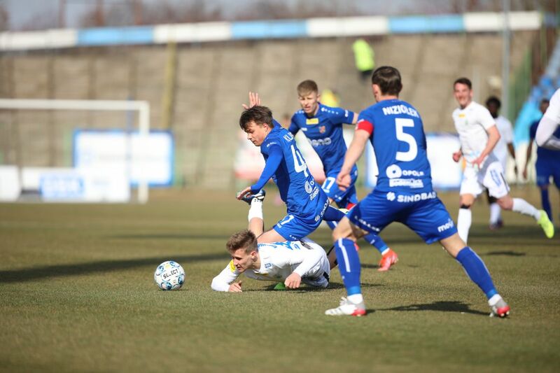 Stomil przegrał 1:2 z Odrą, fot. Łukasz Kozłowski.