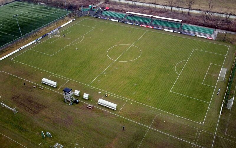 Stadion Garbarni Kraków. Fot. Paweł Piekutowski