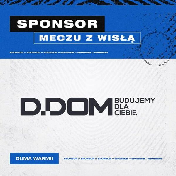 Grafika promująca sponsora meczu Stomil - Wisła. Fot. stomilolsztyn.com