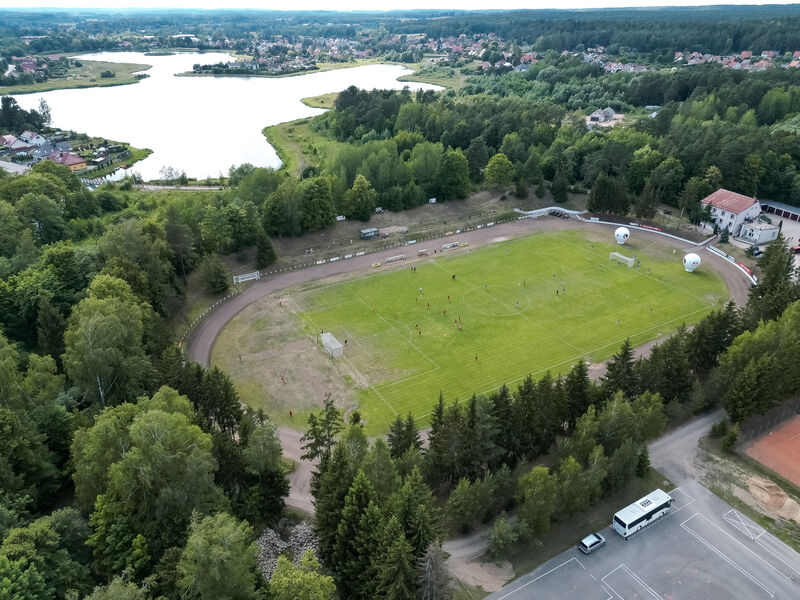 Stadion w Gołdapi. Fot. Łukasz Kozłowski