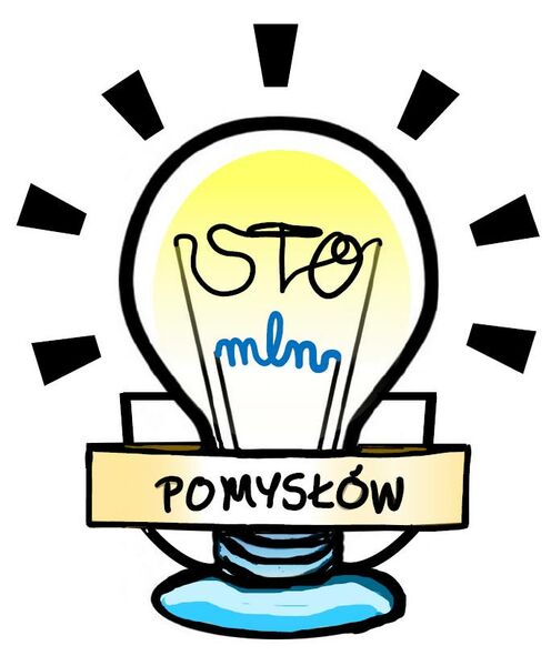 Logo Fundacji Sto Milionów Pomysłów. Fot. Fundacja Sto Milionów Pomysłów