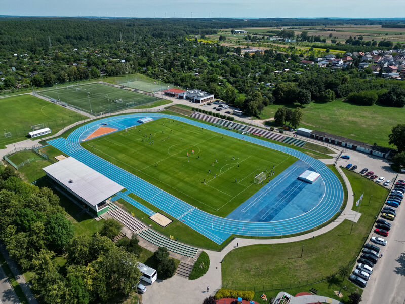 Stadion Mławianki Mława. Fot. Łukasz Kozłowski