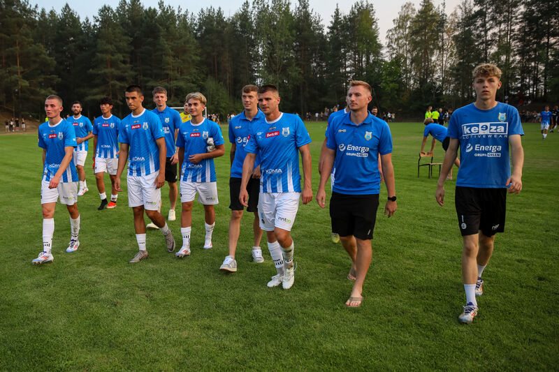 W II rundzie Wojewódzkiego Pucharu Polski Stomil Olsztyn wygrał 4:0 z Perkunem Orżyny. Fot. Łukasz Kozłowski