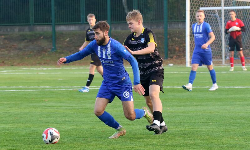 Stomil II Olsztyn 2:1 Olimpia Olsztynek. Fot. Emil Marecki