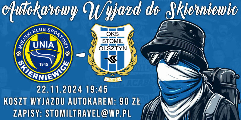 Wyjazd autokarowy do Skierniewic! Fot. kibice.stomil.olsztyn.pl