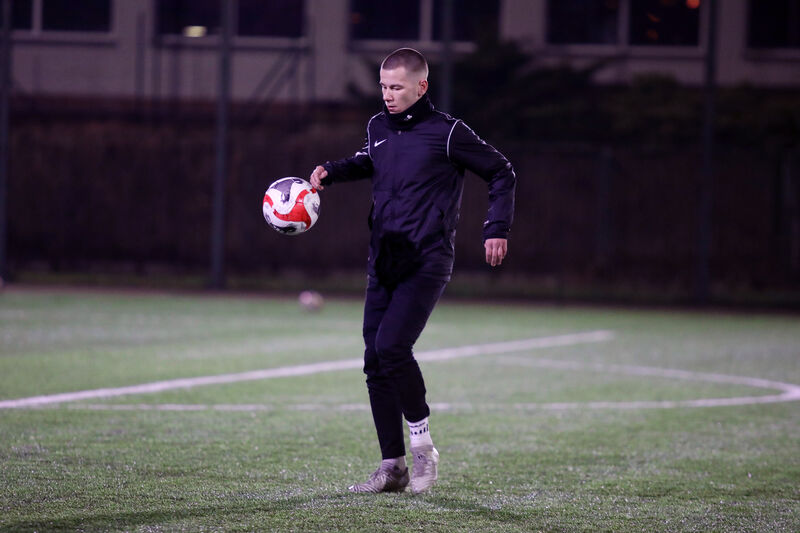 Radosław Kruczkowski na testach w Stomilu Olsztyn. Fot. Łukasz Kozłowski