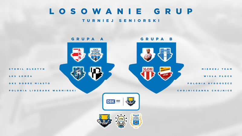 Podział na grupy w turnieju Stomil Cup. Fot. stomilcup.pl