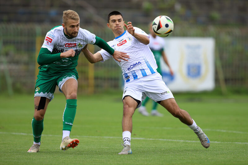 Jesienią w Olsztynie padł remis 1:1. Fot. Łukasz Kozłowski.