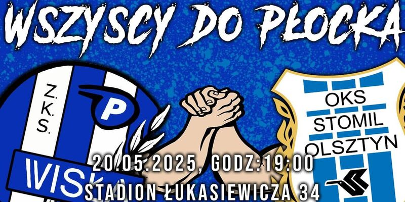 Wszyscy do Płocka. Fot. kibice.stomil.olsztyn.pl