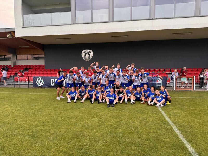 Juniorzy młodsi Stomilu wygrali 2:1 z Puszczą Niepołomice. Fot. Akademia Sportu Stomil Olsztyn