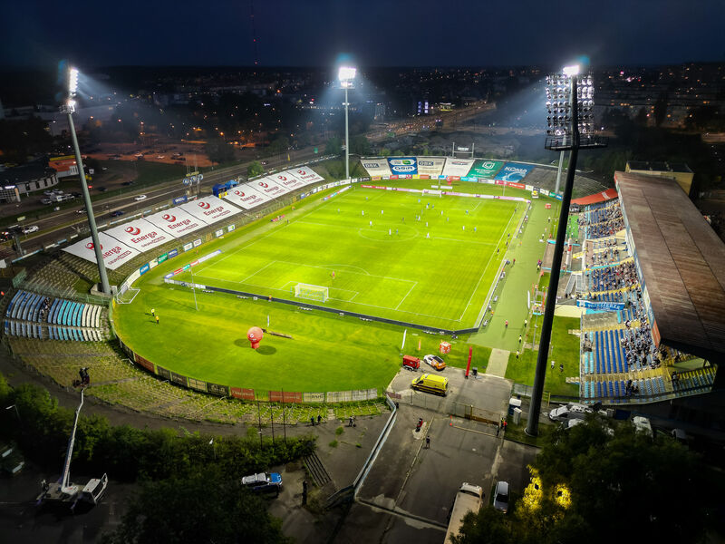 Stadion miejski w Olsztynie. Fot. Łukasz Kozłowski