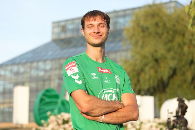 Paweł Flis w Lechii Zielona Góra. Fot. Lechia Zielona Góra