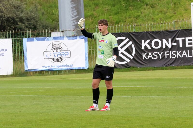 Wojciech Klewiado w meczu z BE1 Jonava. Fot. Emil Marecki