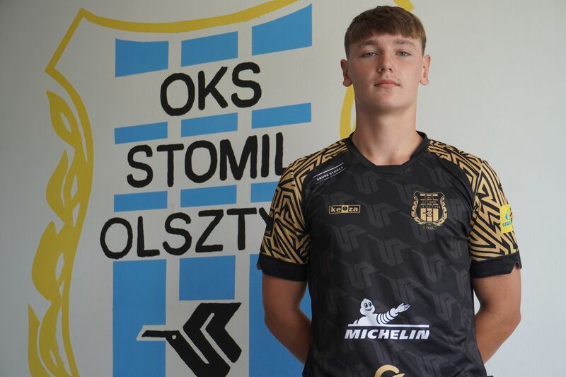 Wiktor Morawski piłkarzem Stomilu II / fot. Akademia Sportu Stomil Olsztyn