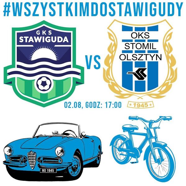 Wszystkim do Stawigudy na mecz Stomilu! Fot. kibice.stomil.olsztyn.pl