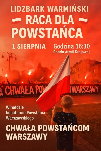 Raca dla Powstańca w Lidzbarku Warmińskim. Fot. kibice.stomil.olsztyn.pl
