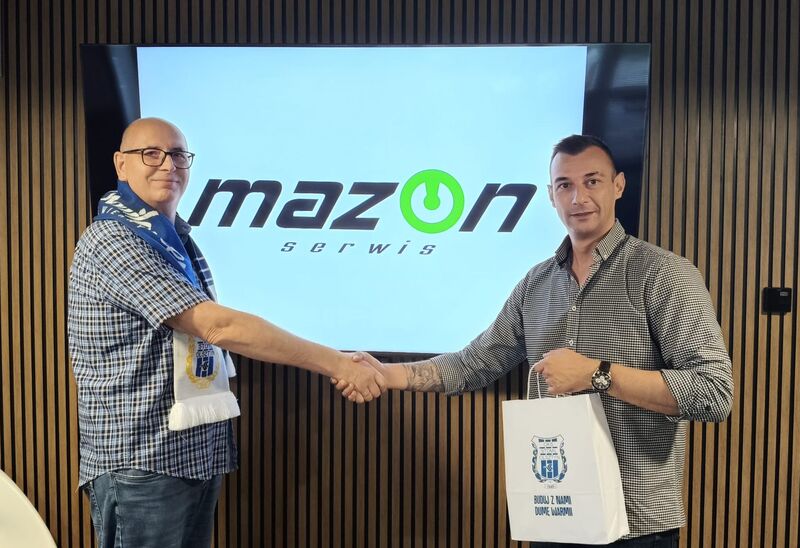 Maz-on serwis nowym sponsorem Stomilu