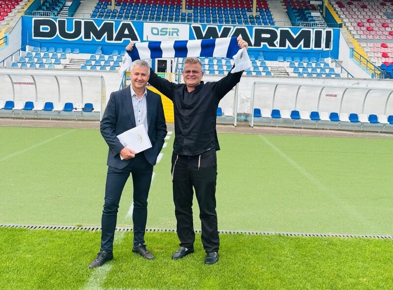 Przemysłówka sponsorem Stomilu Olsztyn. Fot. stomilolsztyn.com