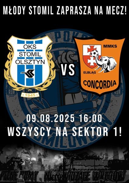 Stomil Olsztyn zagra z Concordią Elbląg. Fot. kibice.stomilolsztyn.com
