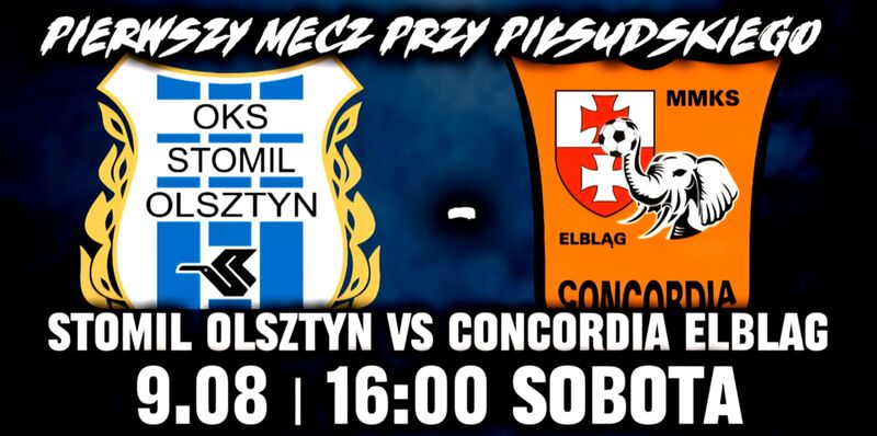 Stomil Olsztyn zagra z Concordią Elbląg. Fot. kibice.stomilolsztyn.com