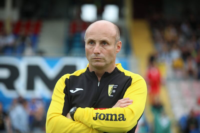 Andrzej Kowalczyk, trener Mragowii Mrągowo. Fot. Łukasz Kozłowski