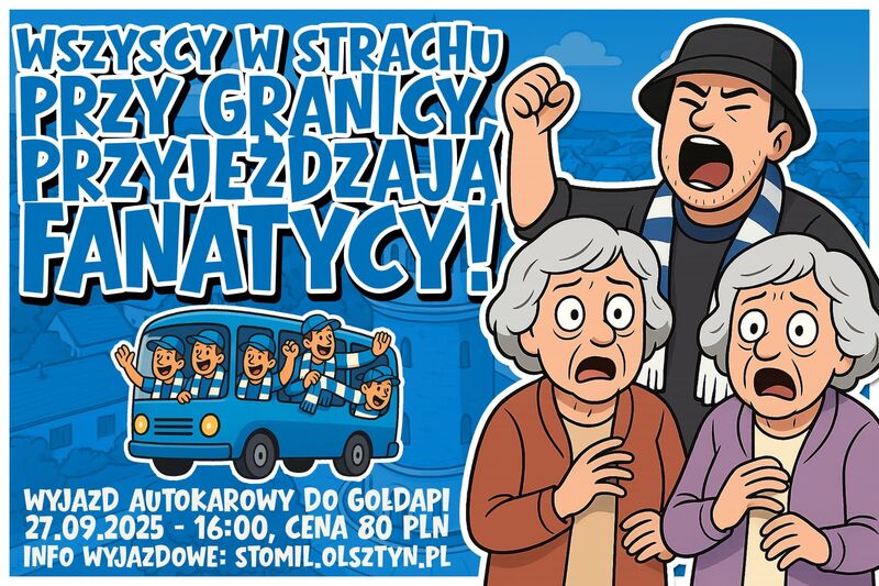 Wyjazd autokarowy do Gołdapi! Fot. kibice.stomil.olsztyn.pl