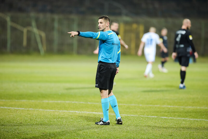 Grzegorz Kawałko sędzią meczu Rominta Gołdap - Stomil Olsztyn