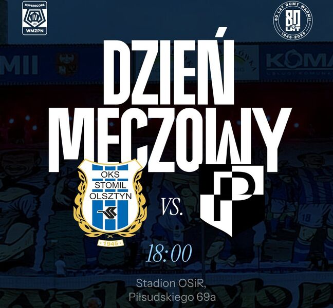 W ostatnim domowym meczu Stomil Olsztyn wygrał z Sokołem Ostróda. Fot. stomilolsztyn.com