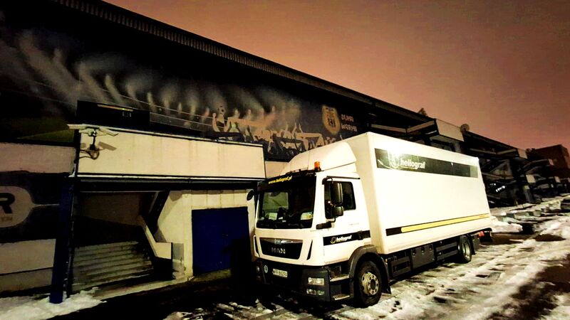 Stadion Stomil stał się planem filmowym