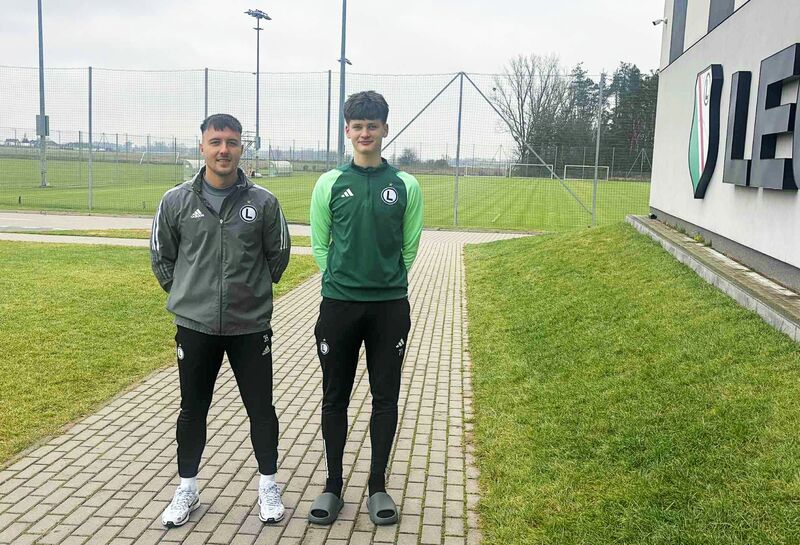 Borys Smolicz na testach w Legii Warszawa