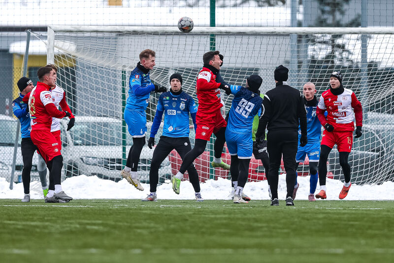 Stomil Olsztyn wygrał 2:0 w Łomży z ŁKS-em. Fot. Łukasz Kozłowski