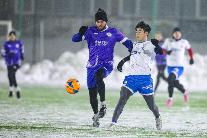 Stomil Olsztyn przegrał 0:1 z Gromem Nowy Staw. Fot. Łukasz Kozłowski