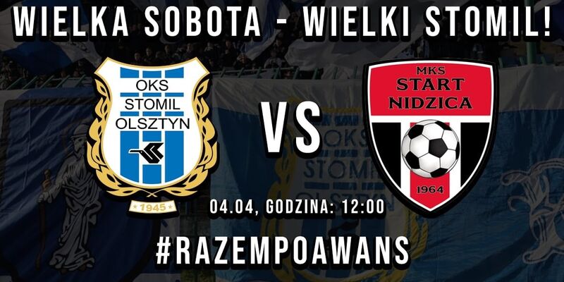 Trwa sprzedaż biletów na mecz Stomil Olsztyn - Start Nidzica