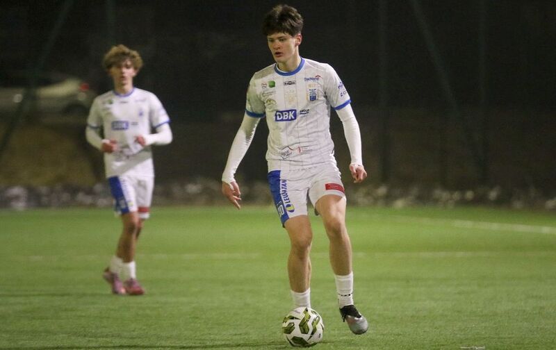 Borys Smolicz w meczu CLJ U-17 przeciwko Wiśle Płock / fot. Paweł Piekutowski