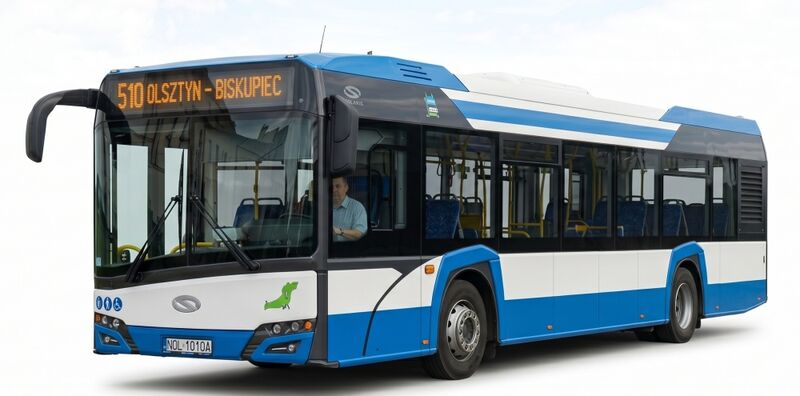 Autobusem 510 można dojechać do Biskupca i wrócić do Olsztyna