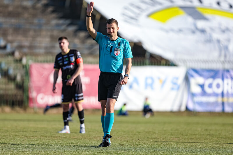 Kamil Żmijewski sędzią meczu Tęcza Biskupiec - Stomil Olsztyn